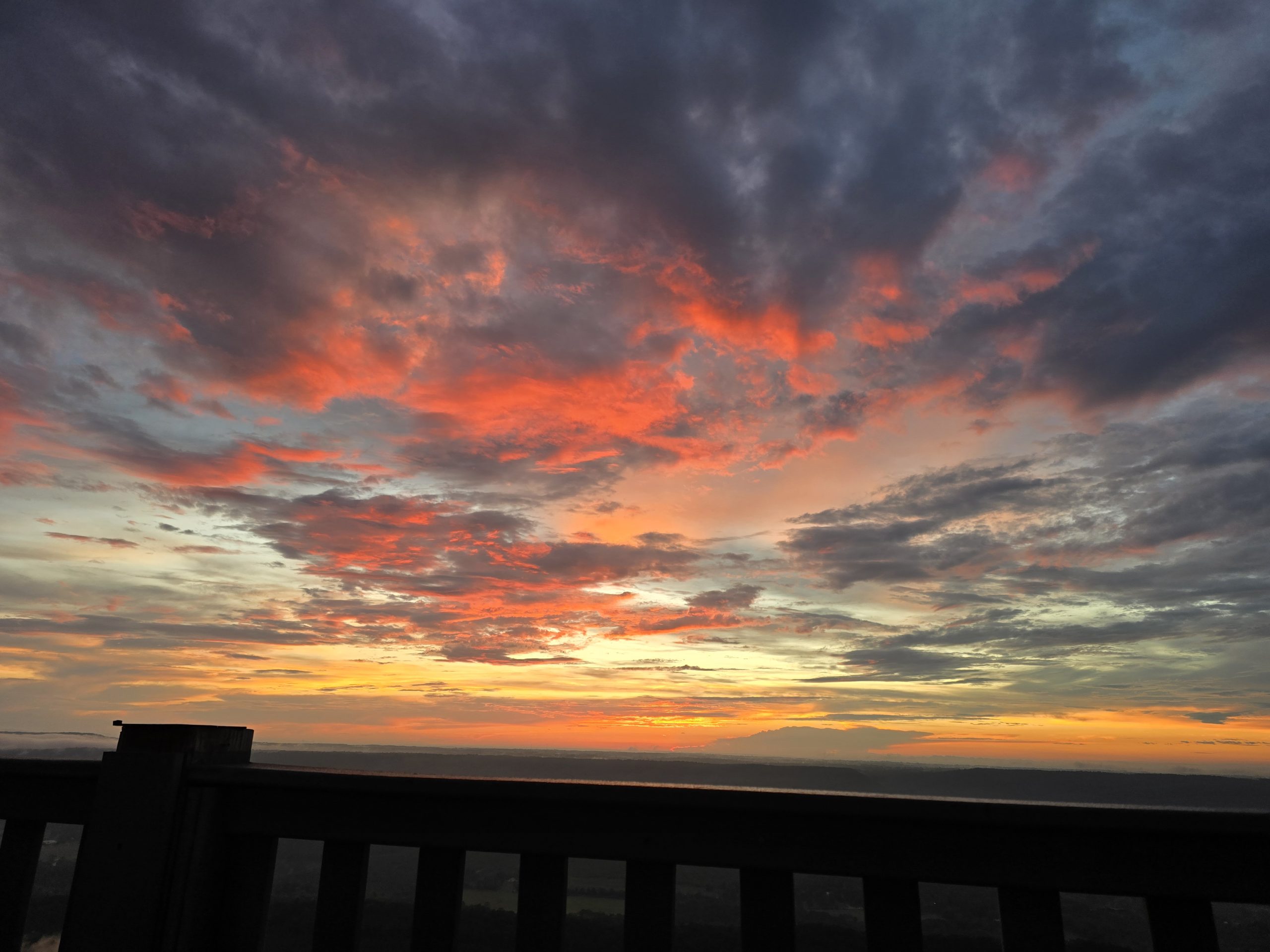 The Lodge on Lookout Mountain in Mentone, AL - sunset sky