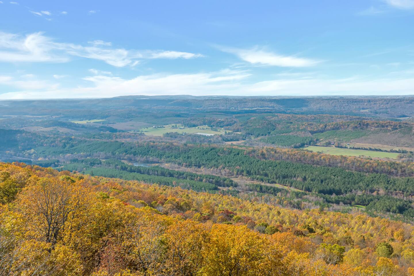 The Lodge on Lookout Mountain in Mentone, AL - valley panorama